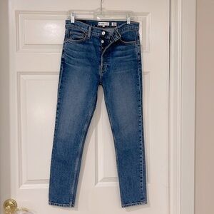 Re/Done Mid 70's ankle crop jeans Size 29